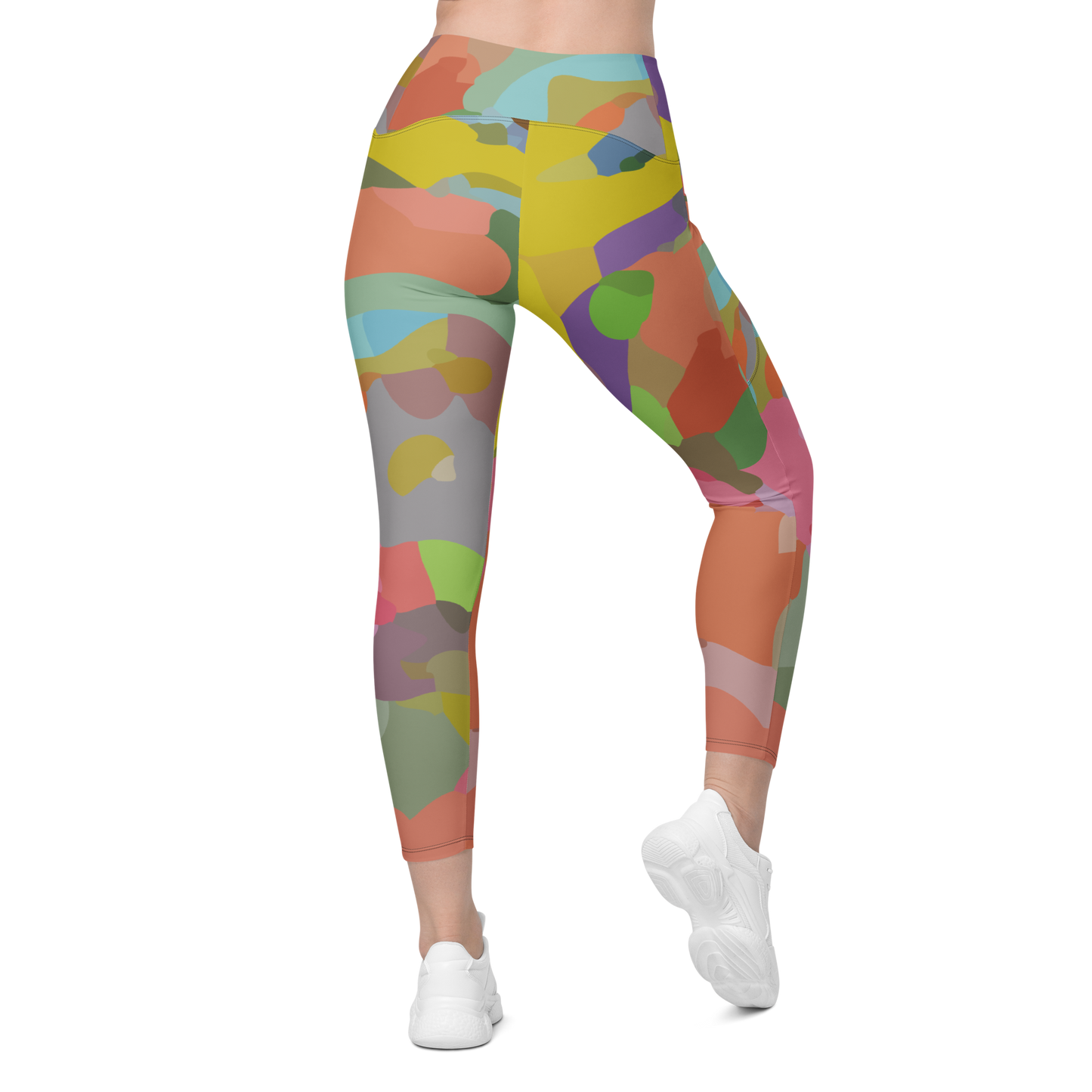 Colorflage Leggings With Pockets