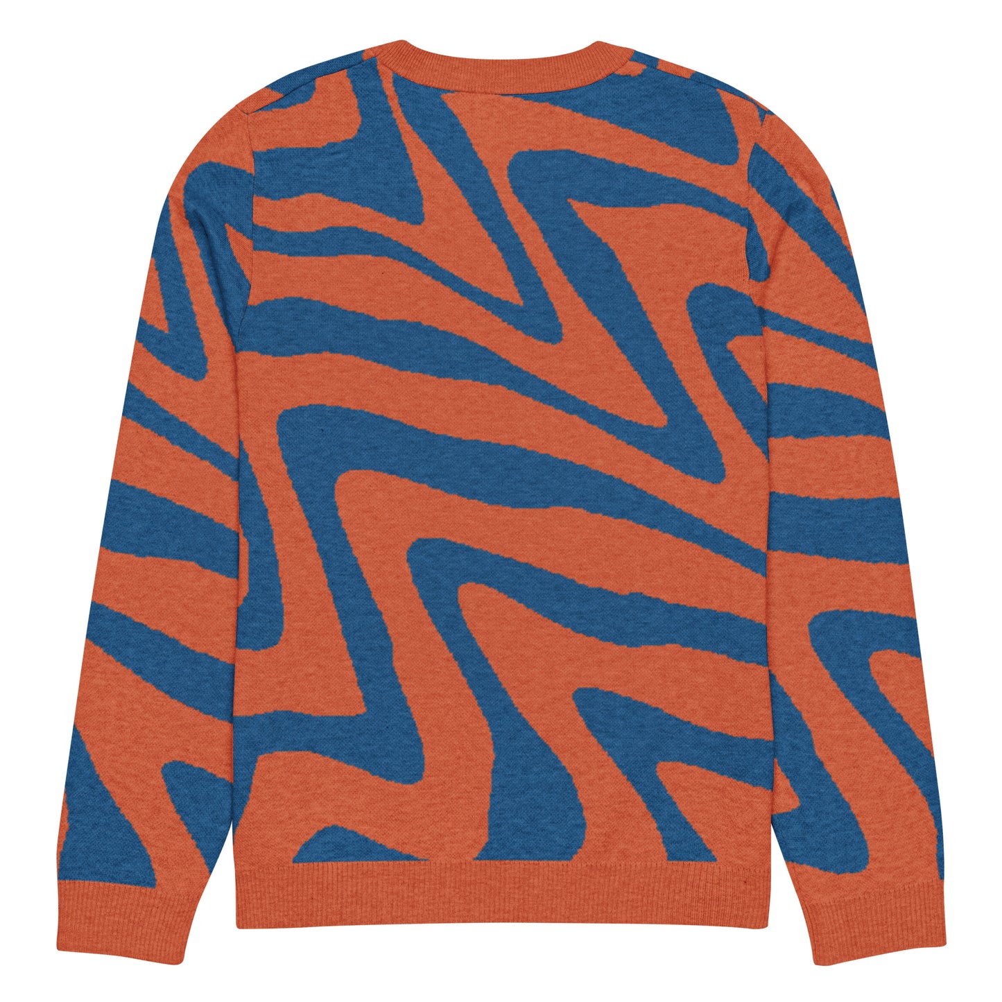 Oh Shiz! Knitted Sweater (Orange Trim)