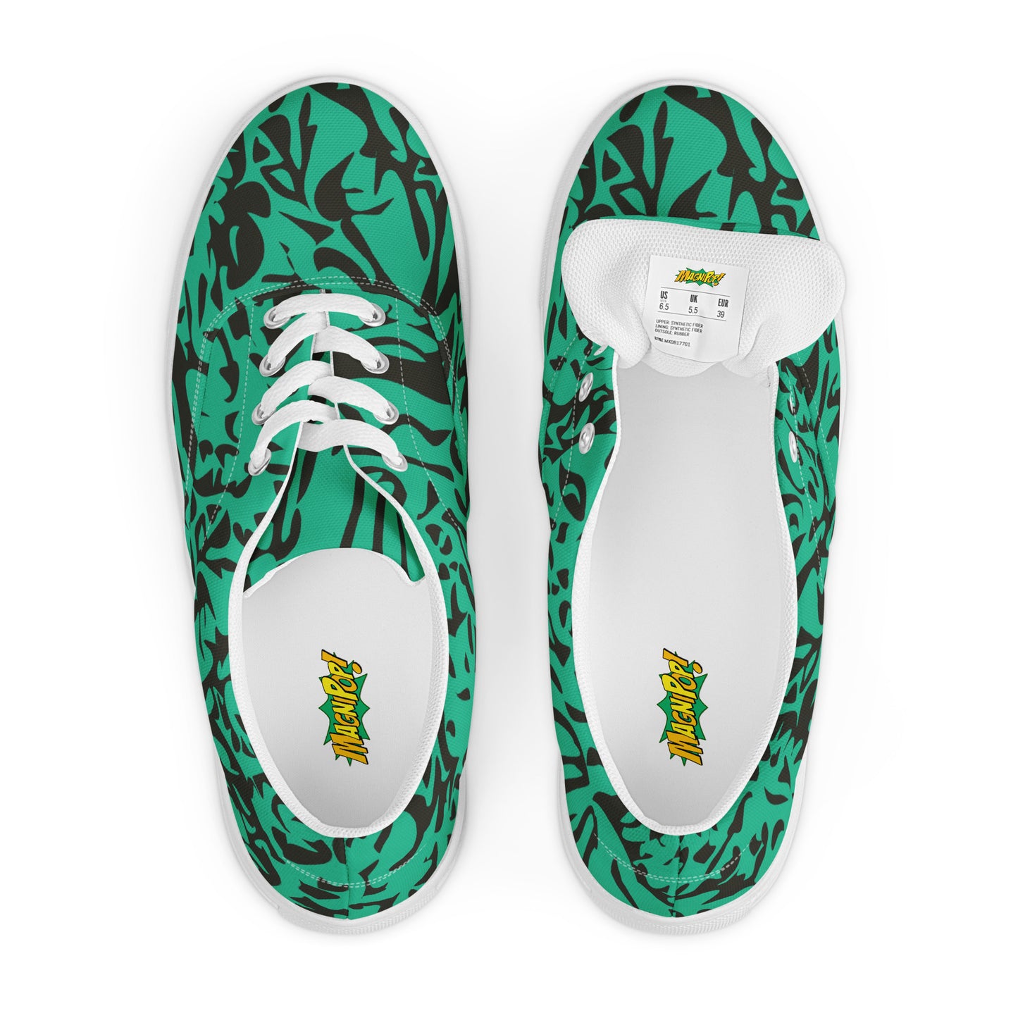 Lady LaLa (Green) Canvas Shoes