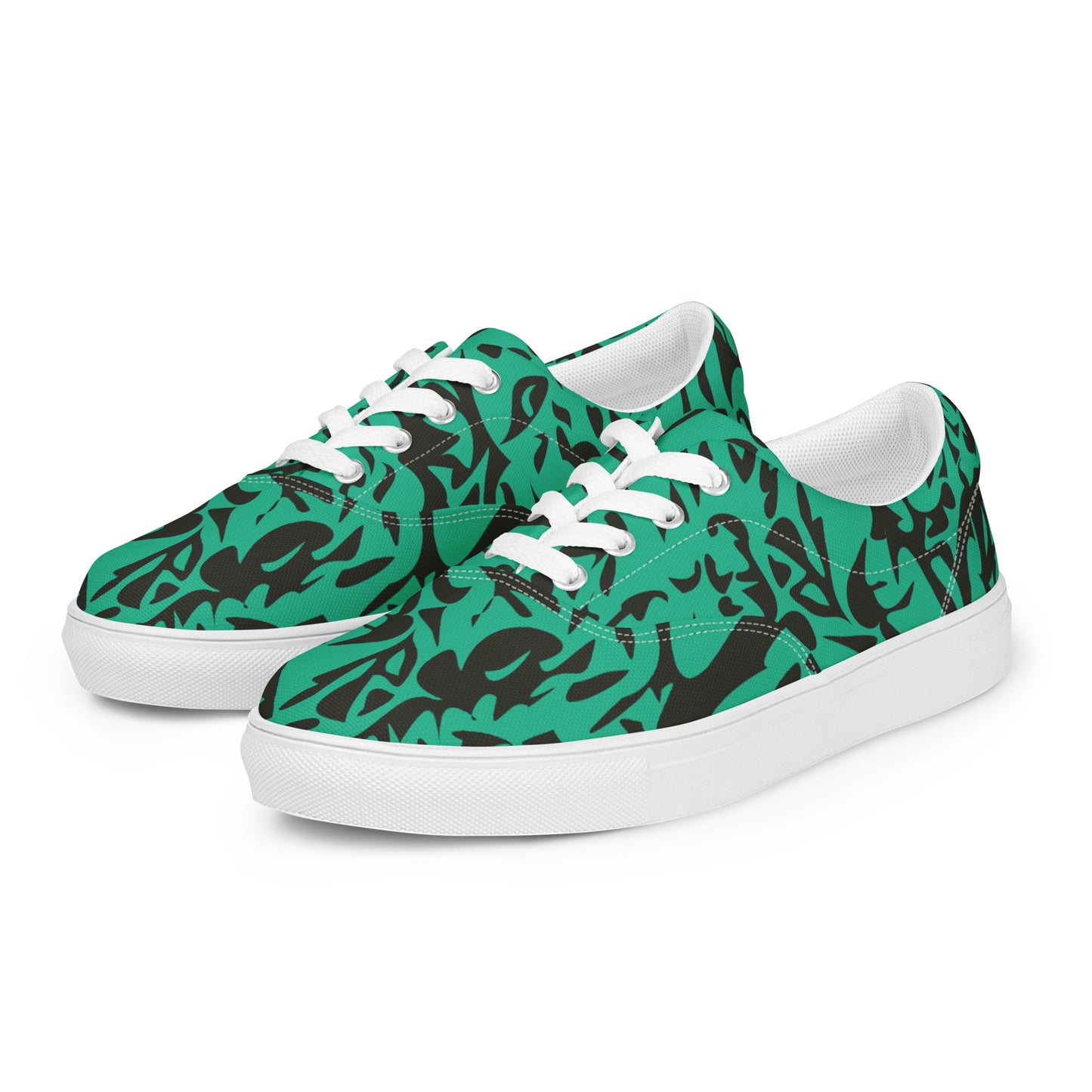 Lady LaLa (Green) Canvas Shoes