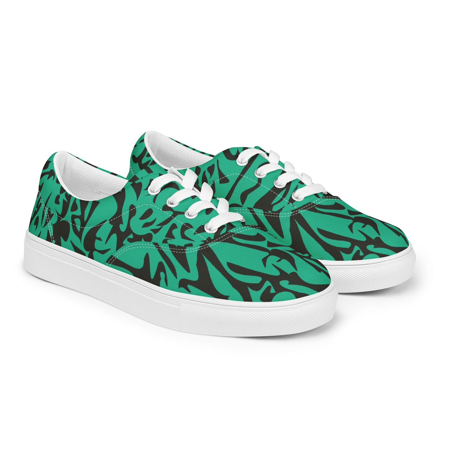 Lady LaLa (Green) Canvas Shoes