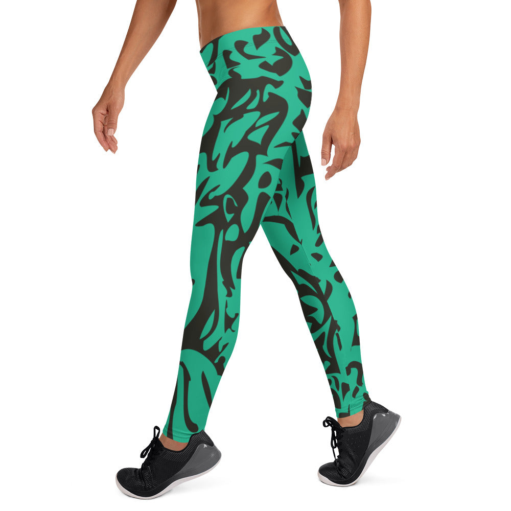 Lady LaLa (Green) Leggings