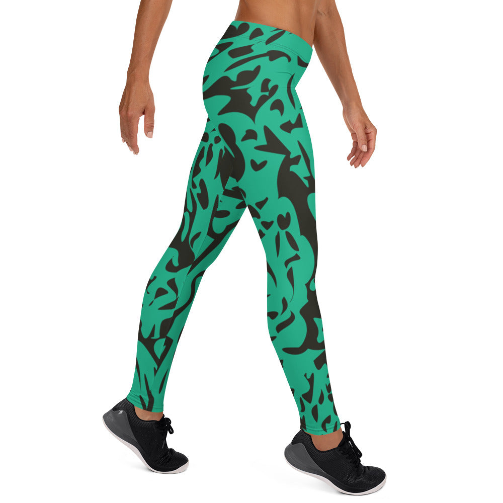 Lady LaLa (Green) Leggings